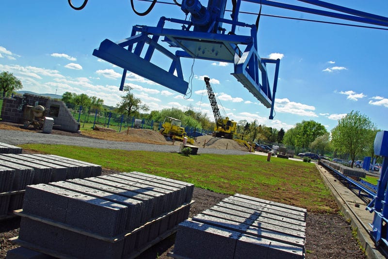 Mauersteine aus Bims