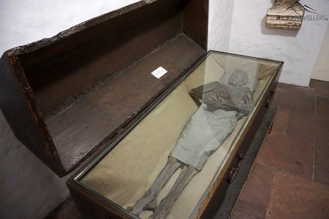 Eine Mumie im Bleikeller in Bremen
