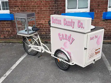 Candy Floss and Popcorn On A Trike Candy Floss and Popcorn On A Trike