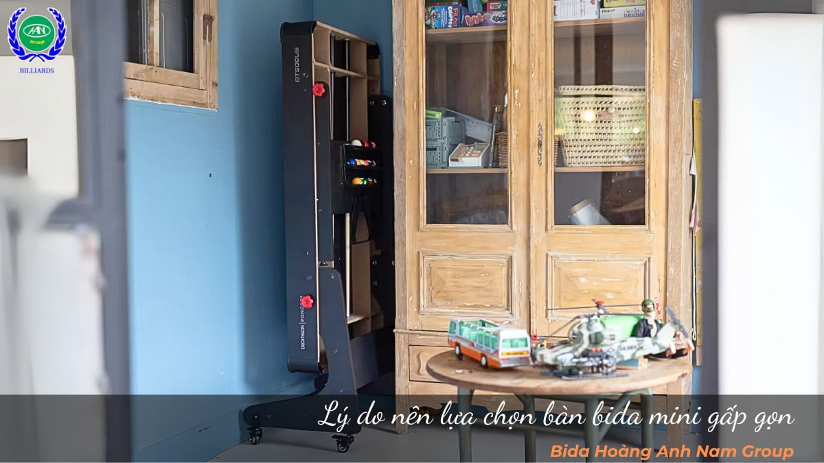 Lý do nên lựa chọn bàn bida mini gấp gọn