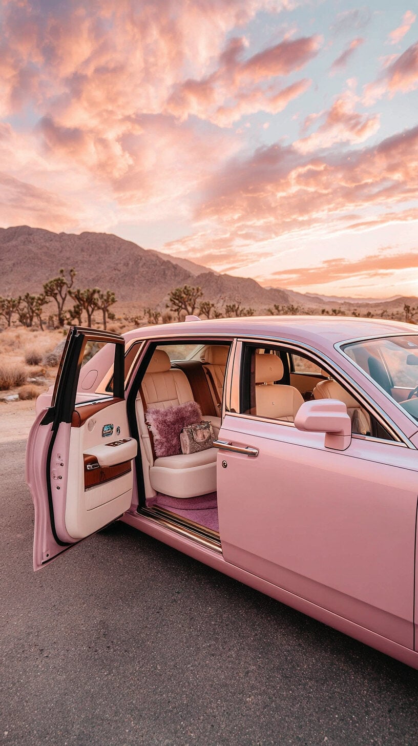 Pink RR car