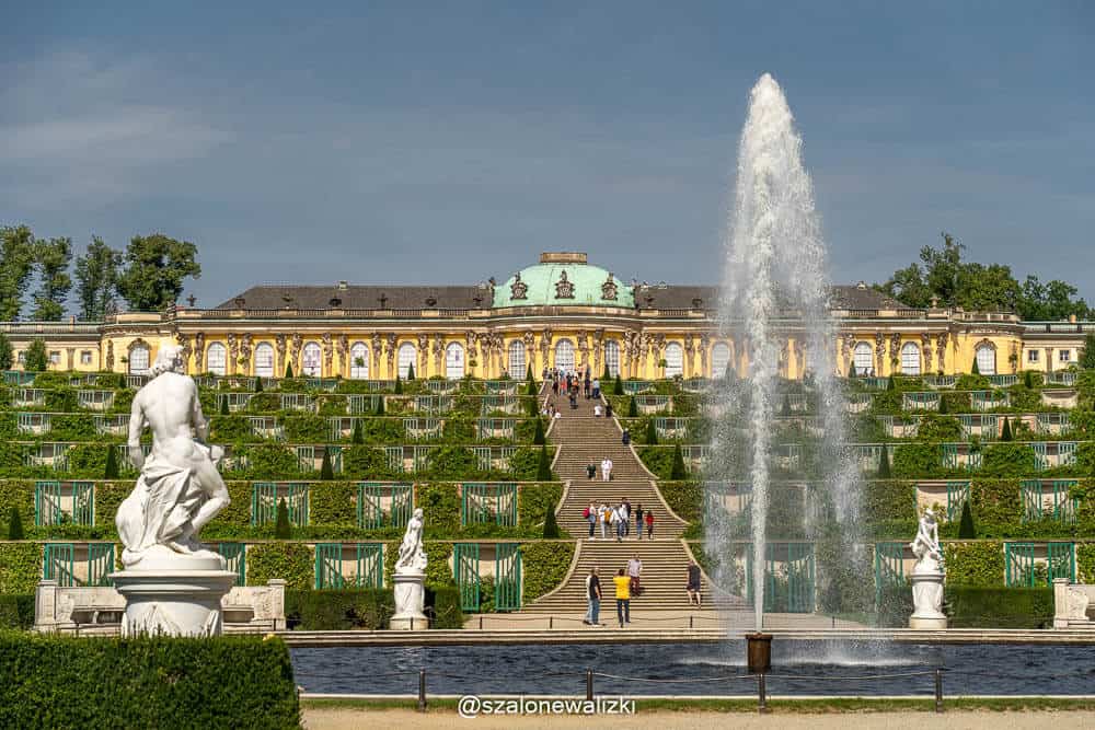pałac sanssouci w poczdamie