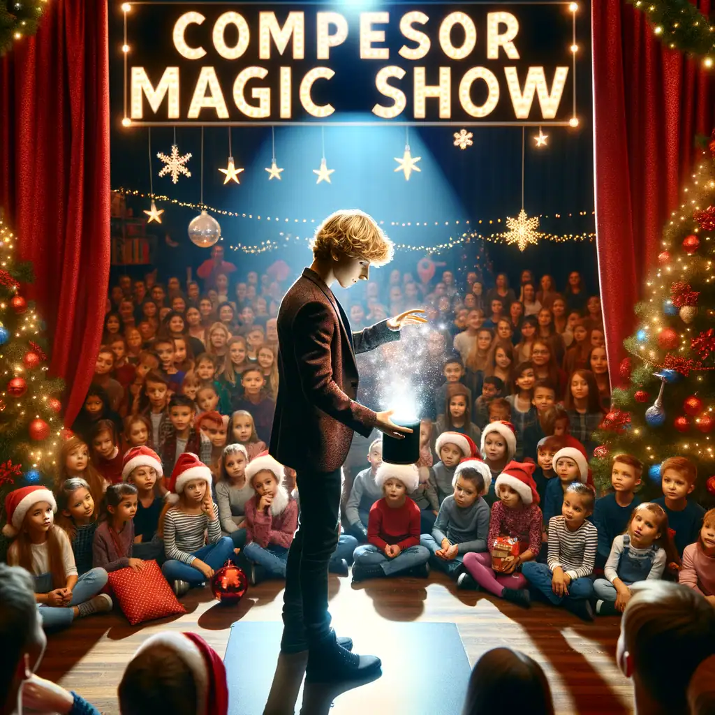 東明小学校 クリスマスマジックショー! 1 東明小学校 クリスマスマジックショー