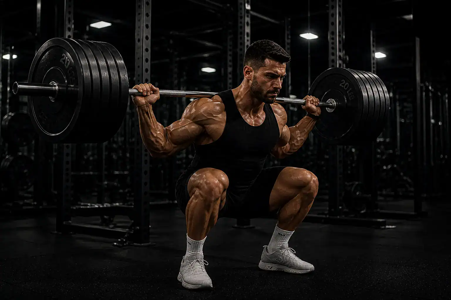 Mann trainiert nach 15x4 Trainingsplan