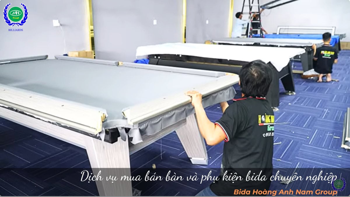 Dịch vụ mua bán bàn và phụ kiện bida chuyên nghiệp