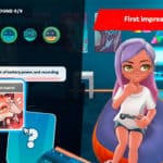 Drone de jeu vidéo en mode détente dans un environnement numérique moderne avec plusieurs écrans et accessoires gaming, parfait pour les amateurs de jeux et de streaming.