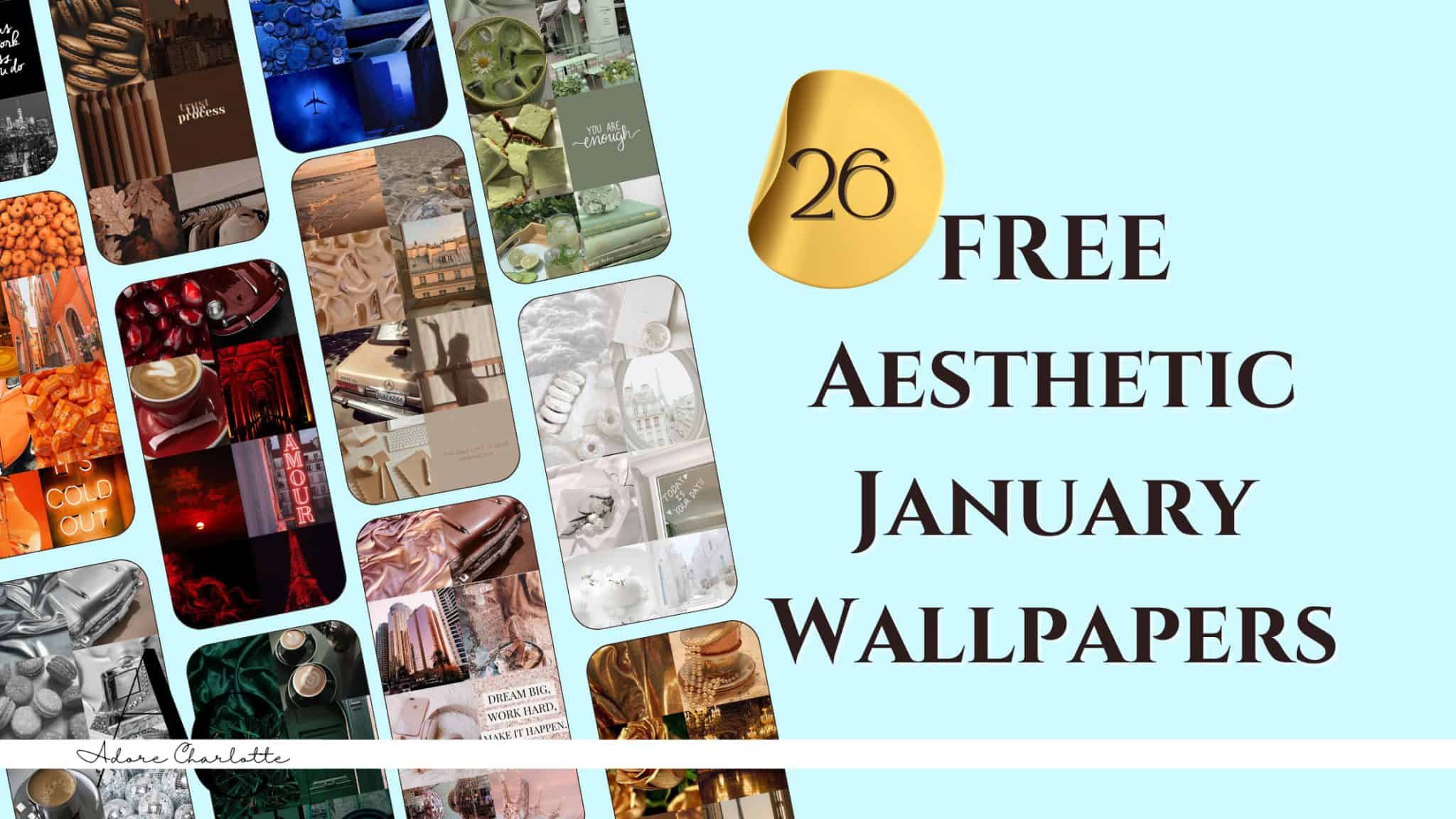 Free Aesthetic iPhone Wallpaper January