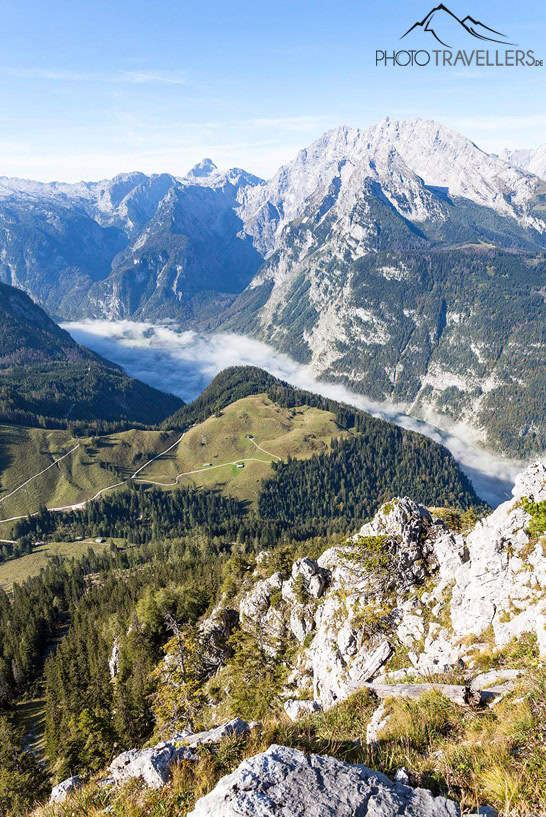Blick vom Jenner auf Königssee und Watzmann