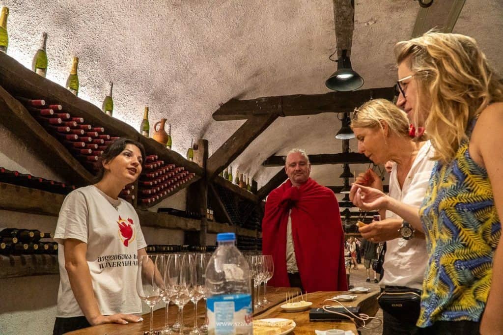 winiarnia khareba, degustacja