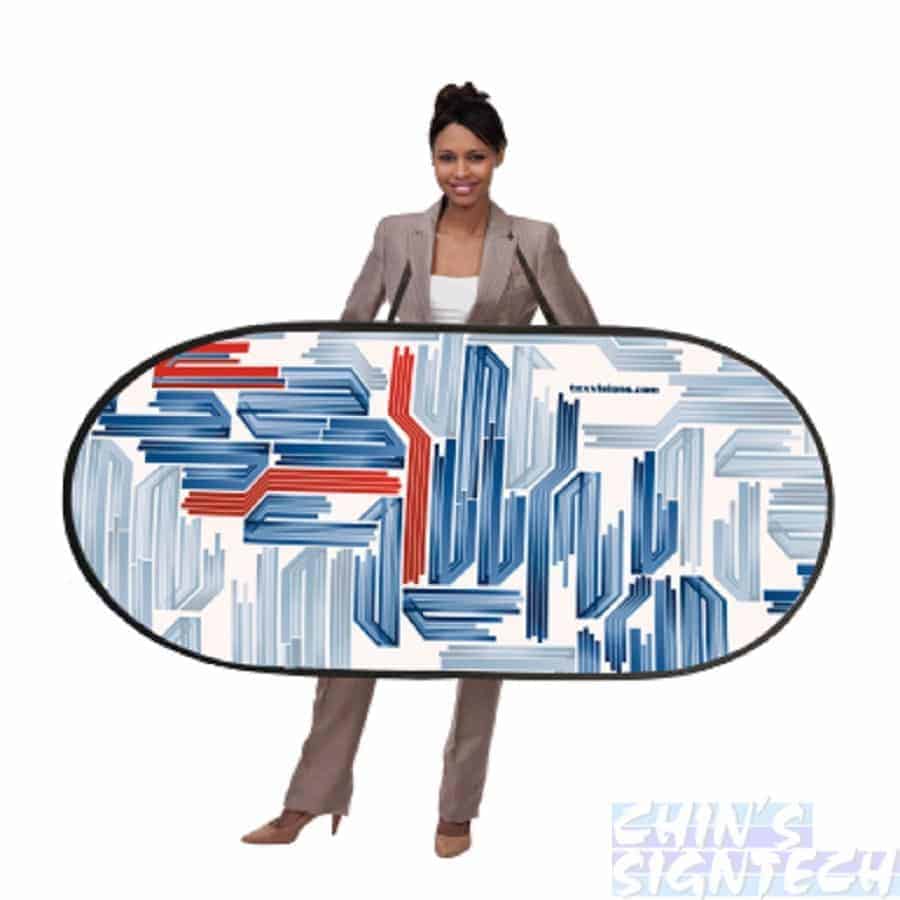 Pop out A frame banner use walking billboard