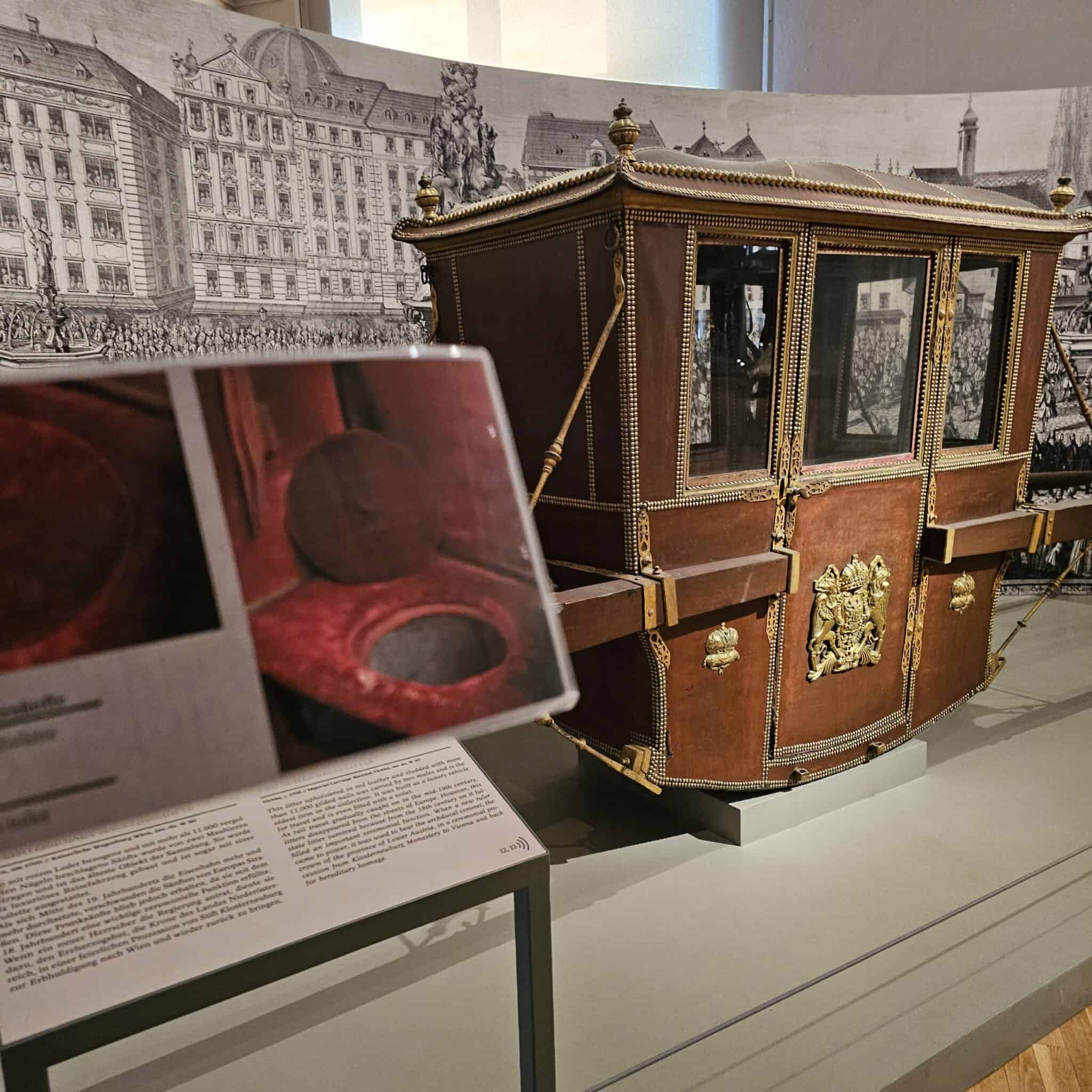 Muzeul trăsurilor imperiale - lectică, cca 1700