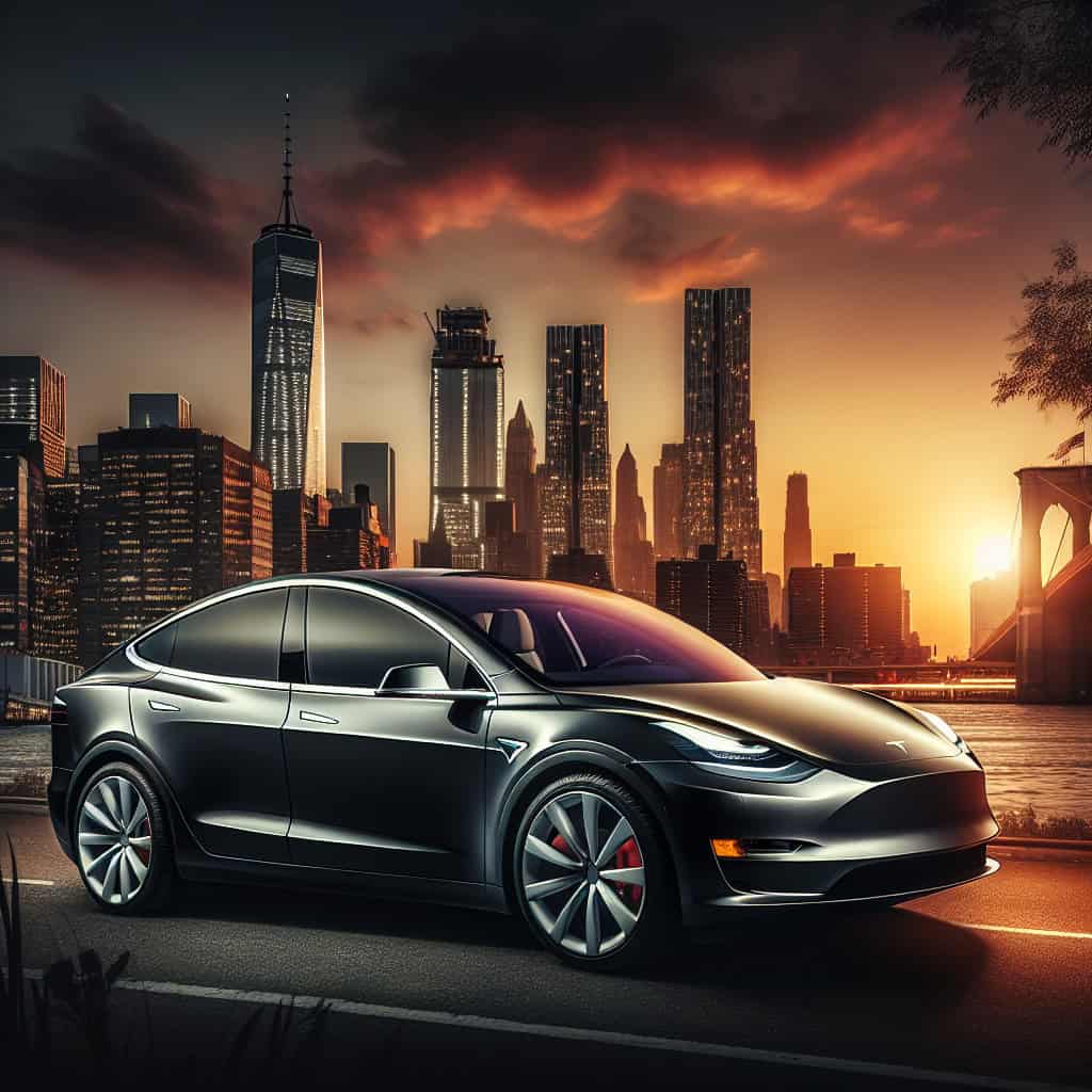 tesla model y premium transportation by bubz limos nyc