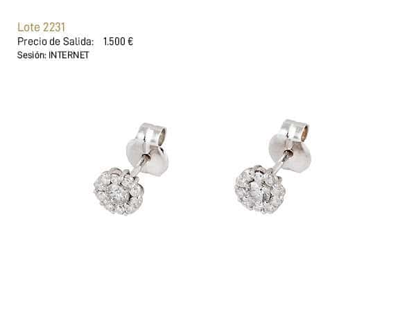 elMONTE - Fundación Montemadrid - Subasta febrero 2026 - Pendientes