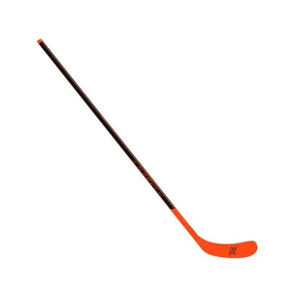 The Knapper AK1 Wooden Stick 54" features a black and orange design with an orange blade and end cap, displayed on a white background.