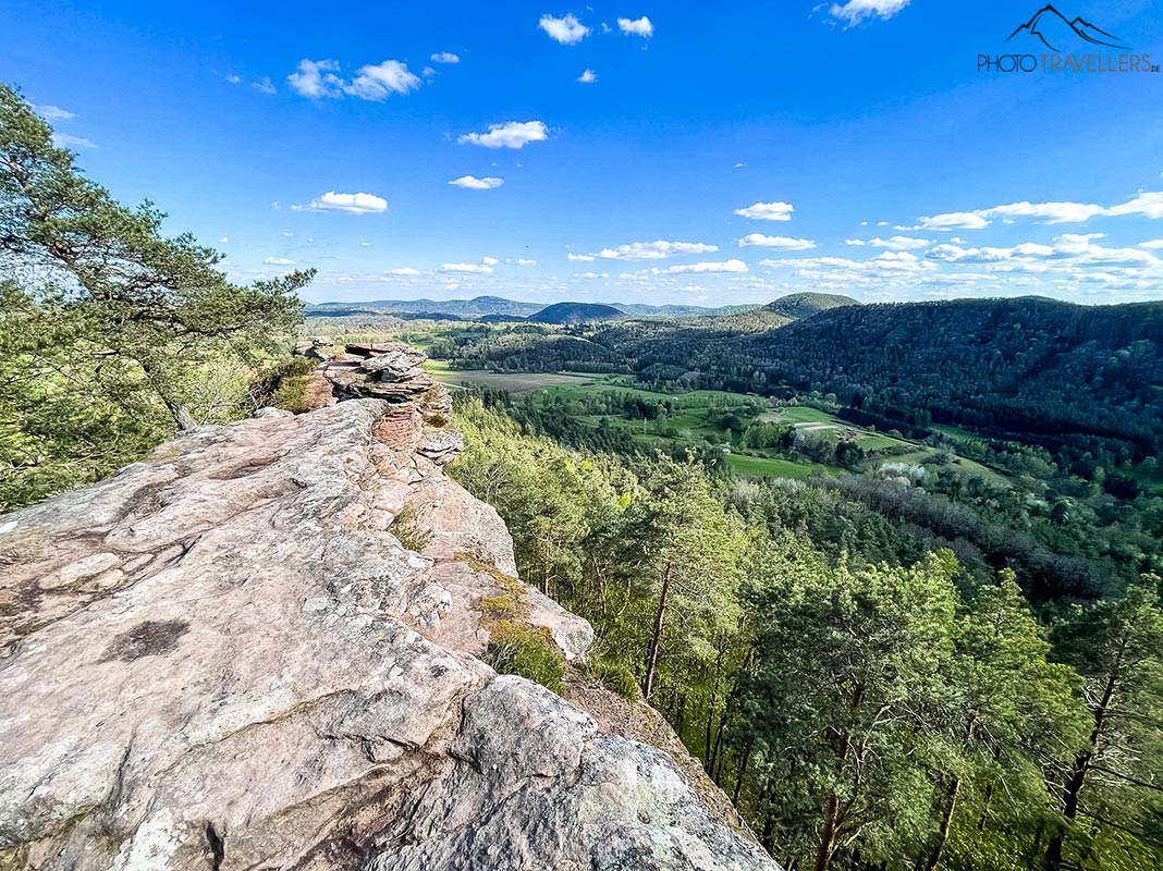 Ausblick vom Plateau der Geiersteine aus