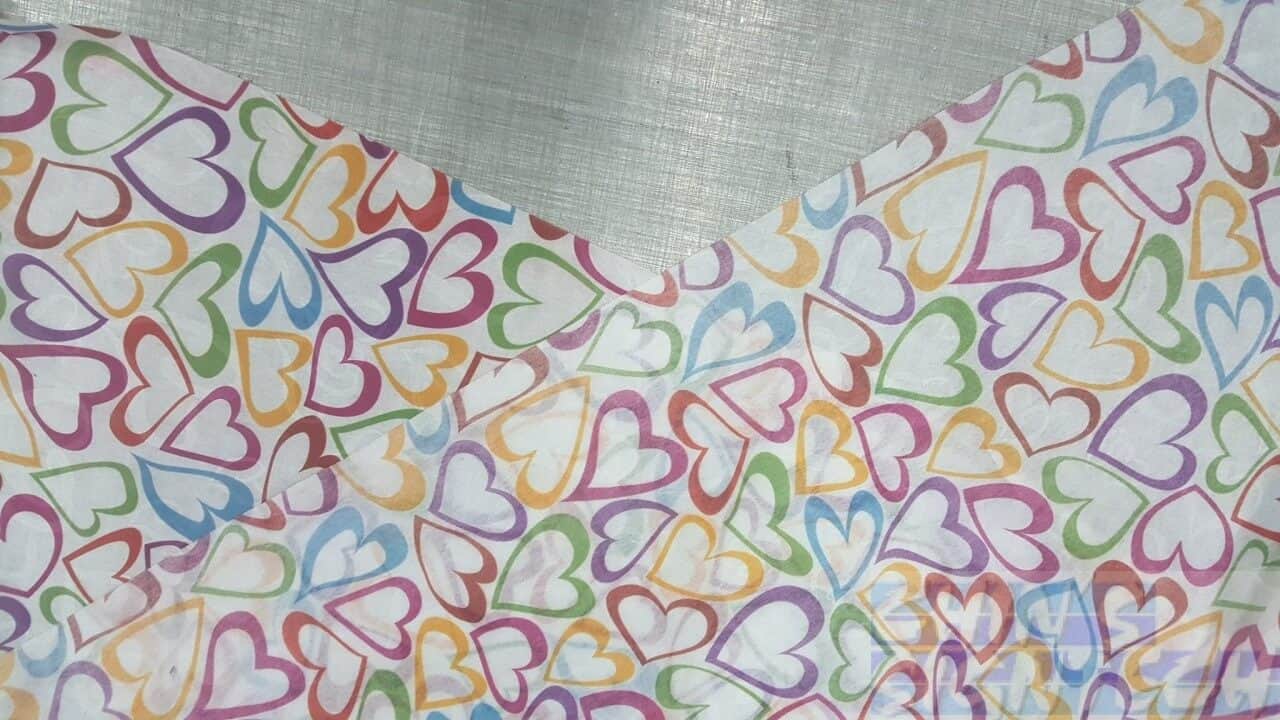 Wedding Aisle Runner fron and back view