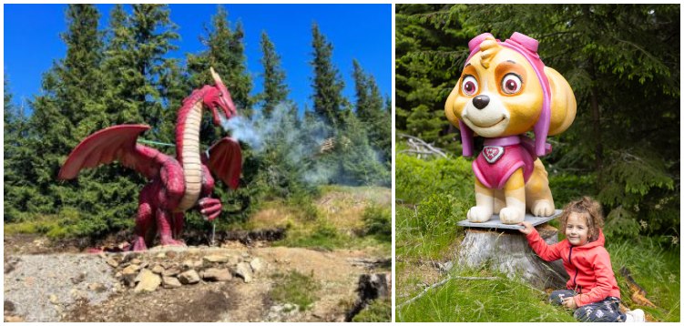 colaj personaje Muntele Basmelor