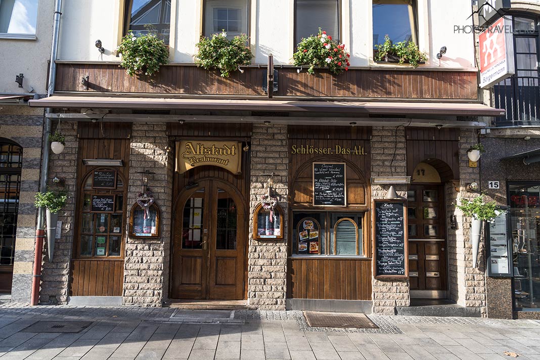 Das Altstadt Restaurant in der Düsseldorfer Altstadt