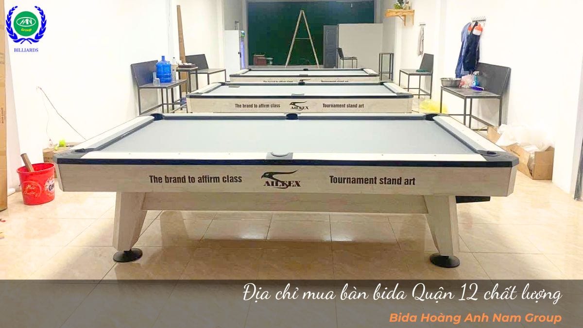 Địa chỉ mua bàn bida Quận 12 chất lượng
