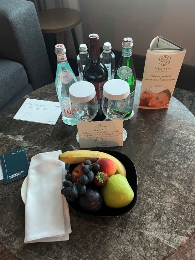 Returning to InterContinental Sofia: A Reliable Stay Experience 2 zoom welcome gift Intercontinental Sofia