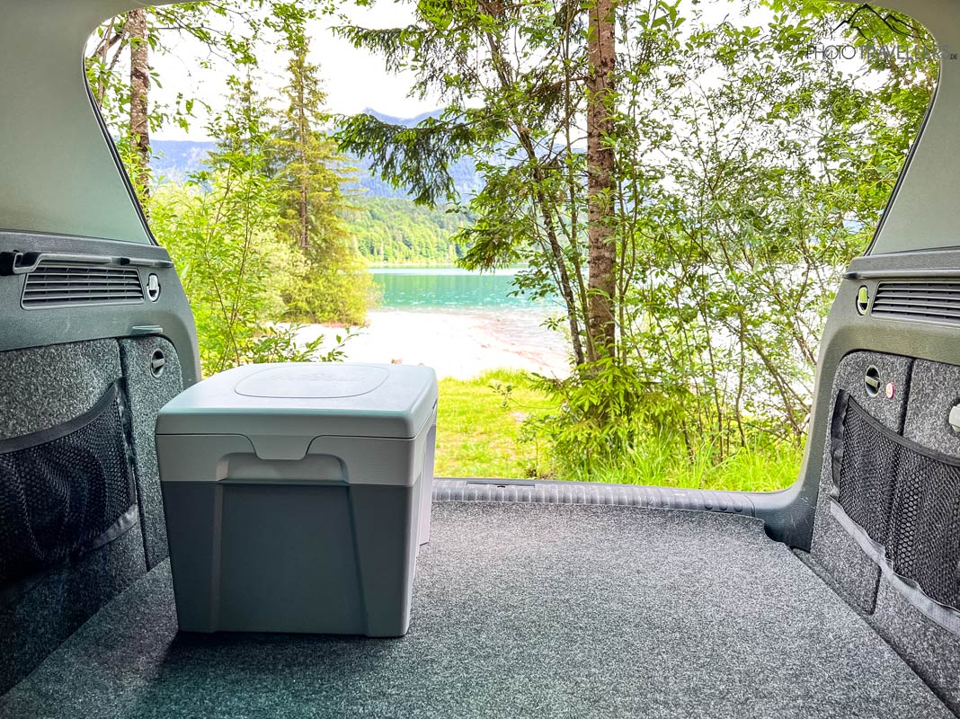 Campingtoilette im Auto