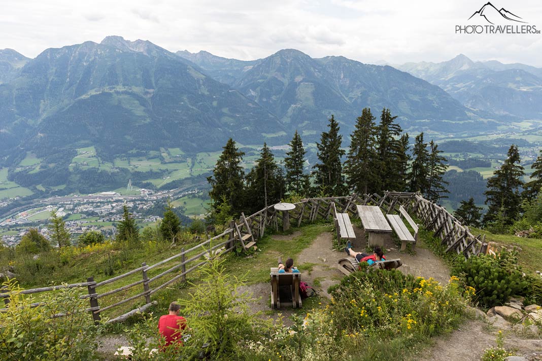 Der Ausblick vom Gipfel des Hochglockers