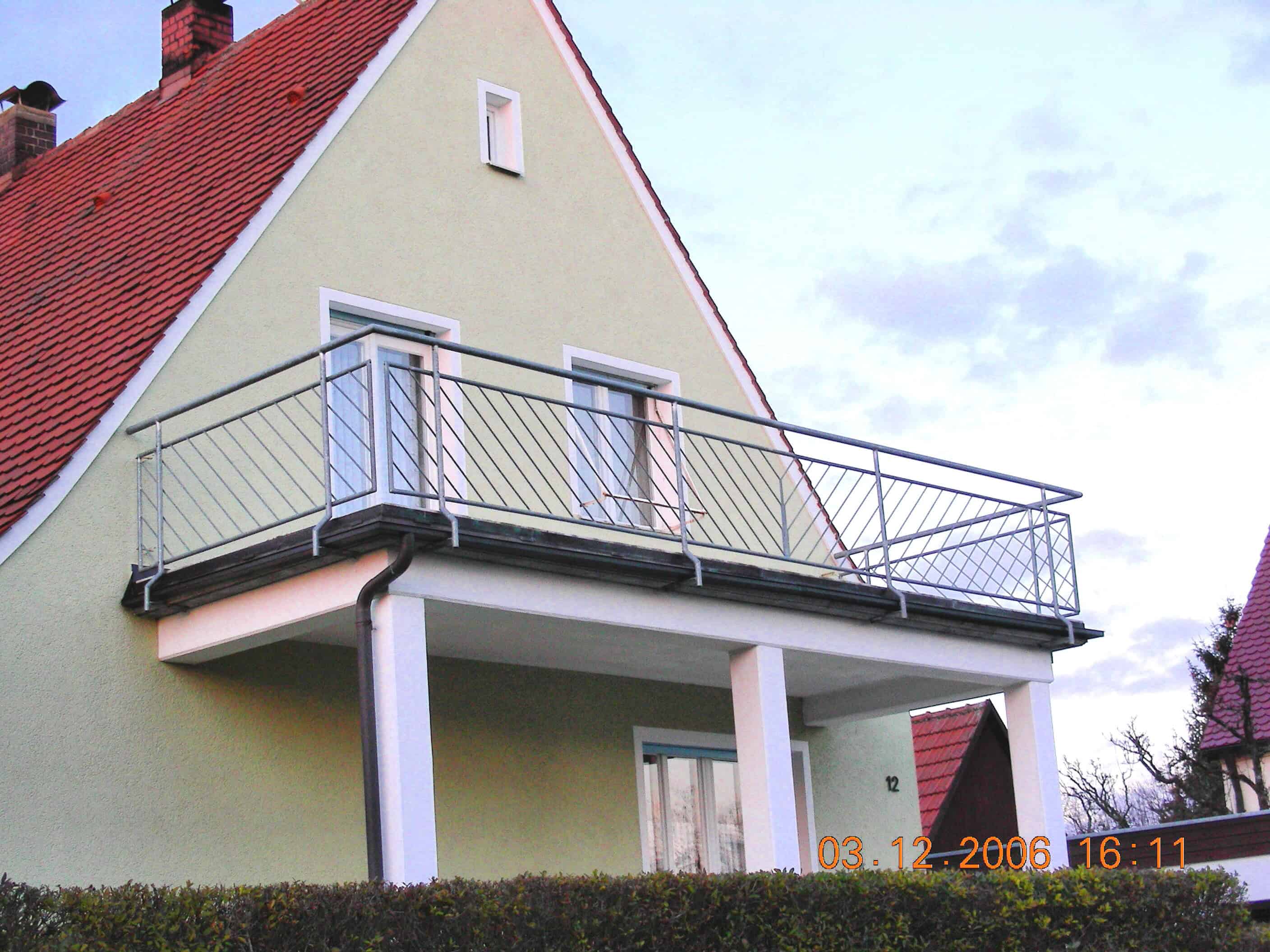 Balkongeländer gemischt