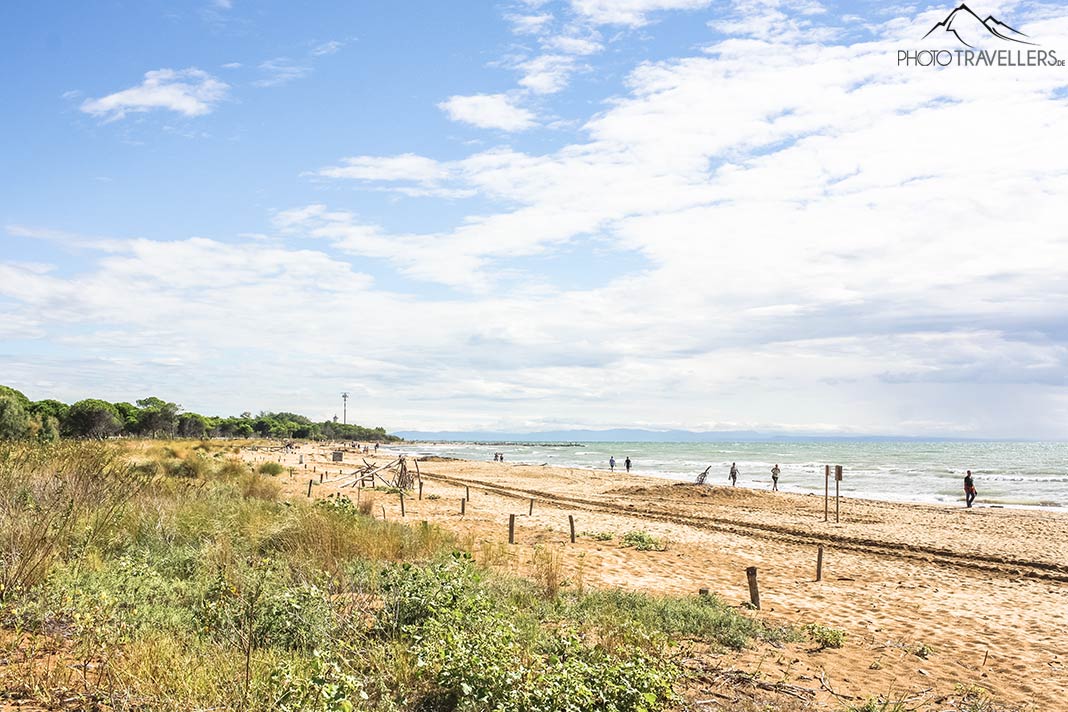 Der Strandabschnitt von Lido dei Pini