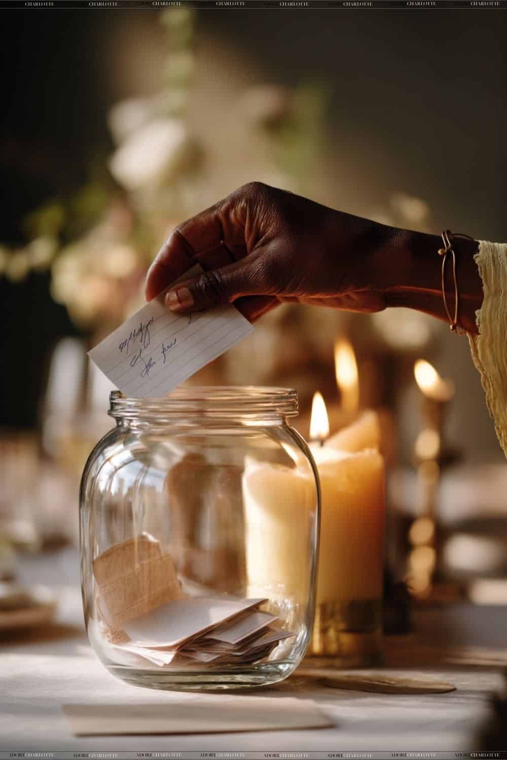 Family Traditions family gratitude jar.