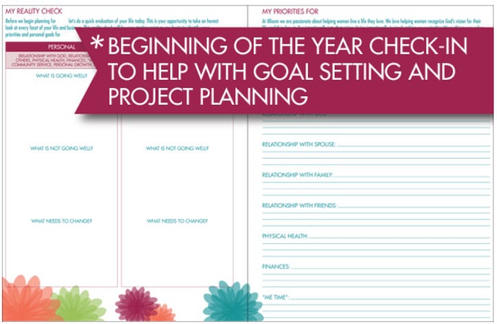 Inside the iBloom Planner iBloom Planner