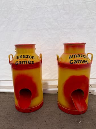 Amazon Branded Ball In A Milk Churn Amazon Branded Ball In A Milk Churn