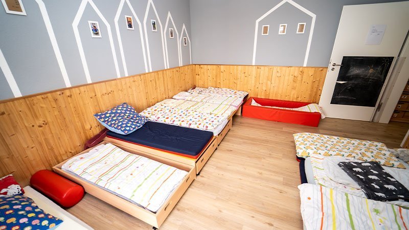 Dieses Bild zeigt das Schlafzimmer der Kinder