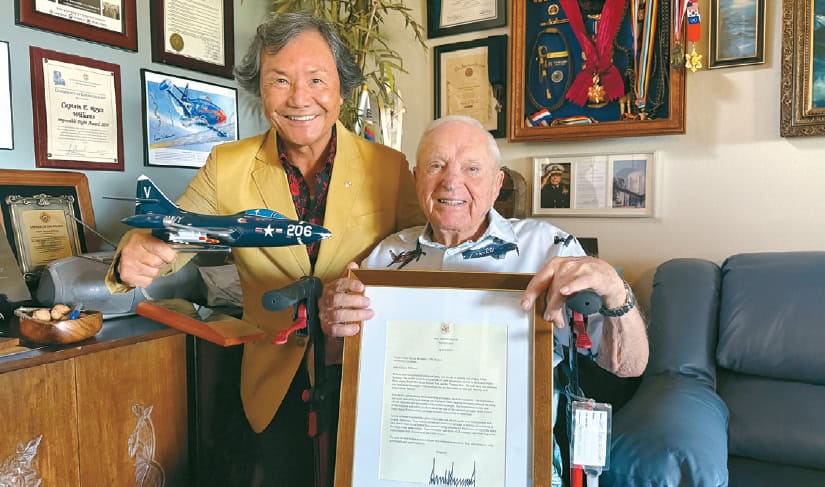 Korean War veteran Elmer Royce Williams 100th birthday photo