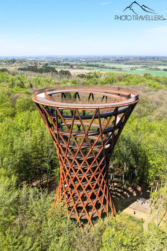 Der Blick auf den Waldturm Skovtårnet