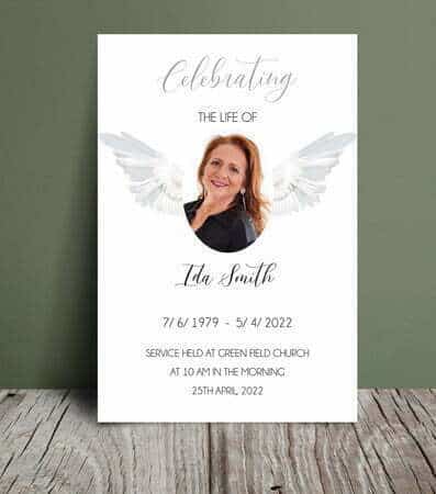 Angels Celebration Of Life Program Template 031 Angels Celebration Of Life Program Template 031 - Free Funeral Order of Service Template