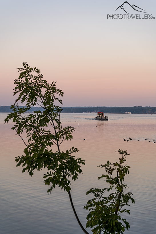 Ein Boot auf der Müritz