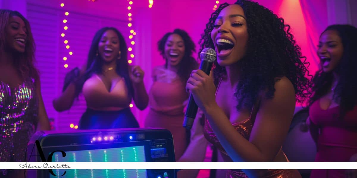Karaoke in London beautiful Black girls singing their hearts out Main Image