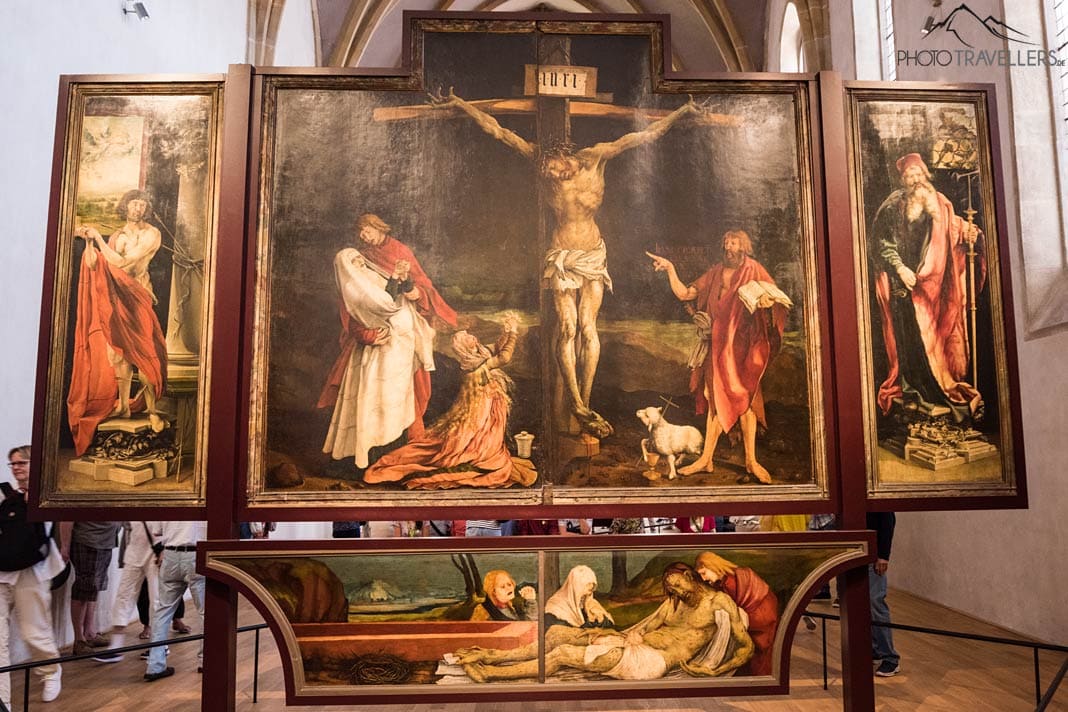 Der Isenheimer Altar im Unterlinden-Museum in Colmar
