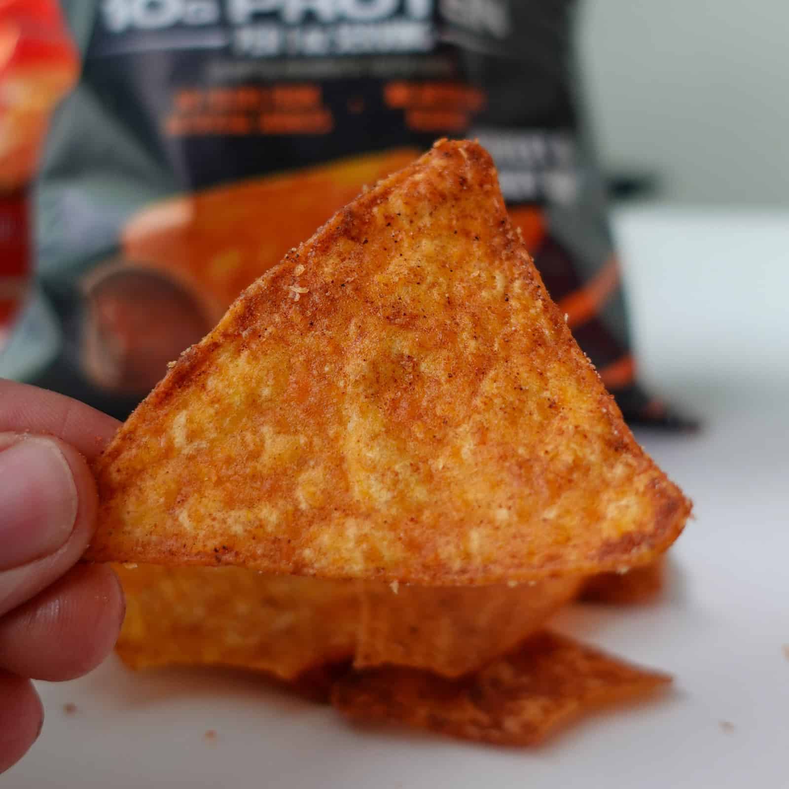 Tangy BBQ protein doritos