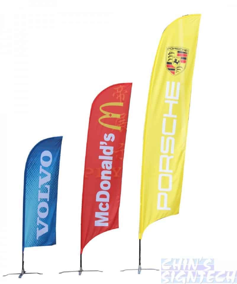 colour sleeves for Feather banners