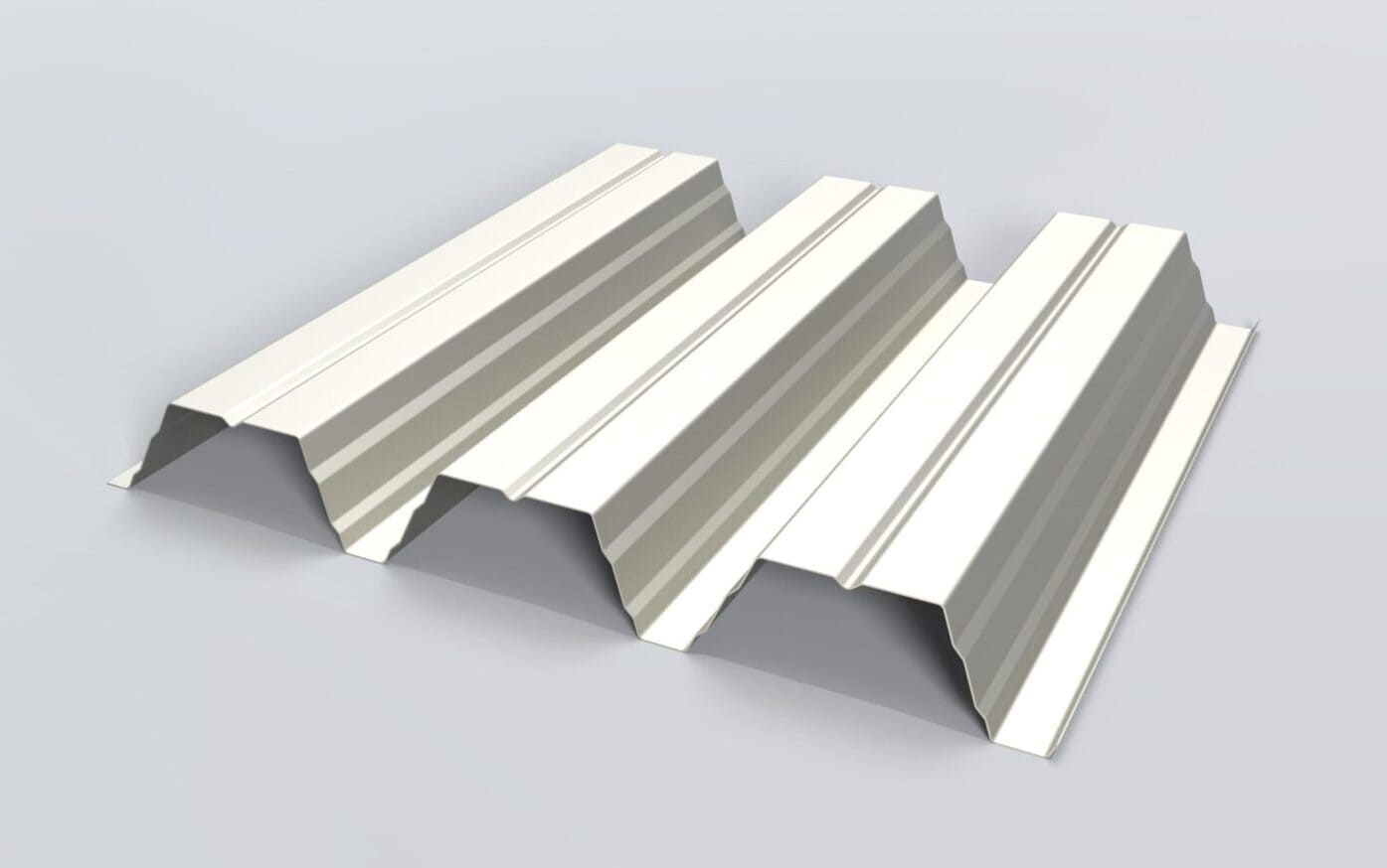 Trapezblech JID 85-280-1120 als selbsttragende Unterdachplatte für Flachdächer. Sickenabstand von 280 mm und eine Höhe von 85 mm. Hochprofil für den Trapezblech Unterbau bei hohen Spannweiten.