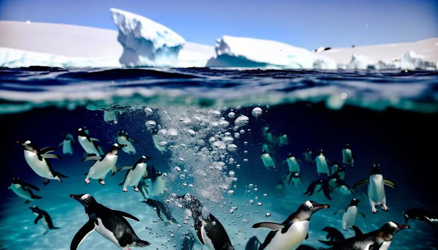 Simple Map Of Penguin Habitats In 3 Key Regions