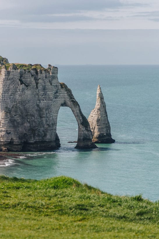 Die Kreidefelsen von Étretat in der Normandie