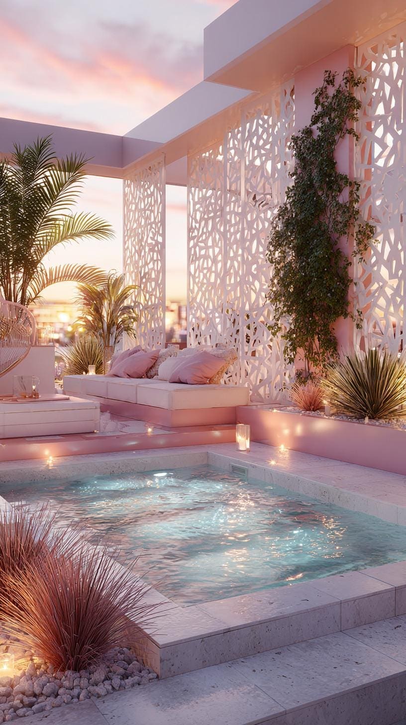 Stunning backyard hot tub ideas.