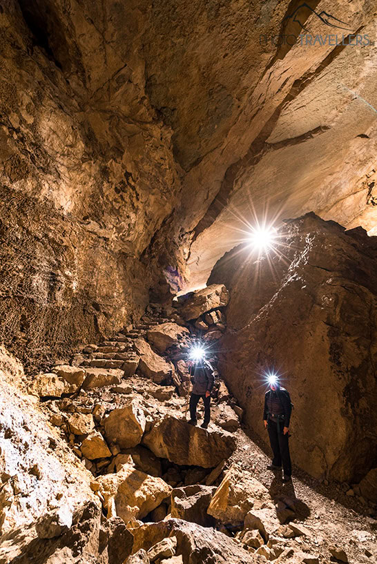 In der Hochkarhöhle. Die Führung ist ein Erlebnis