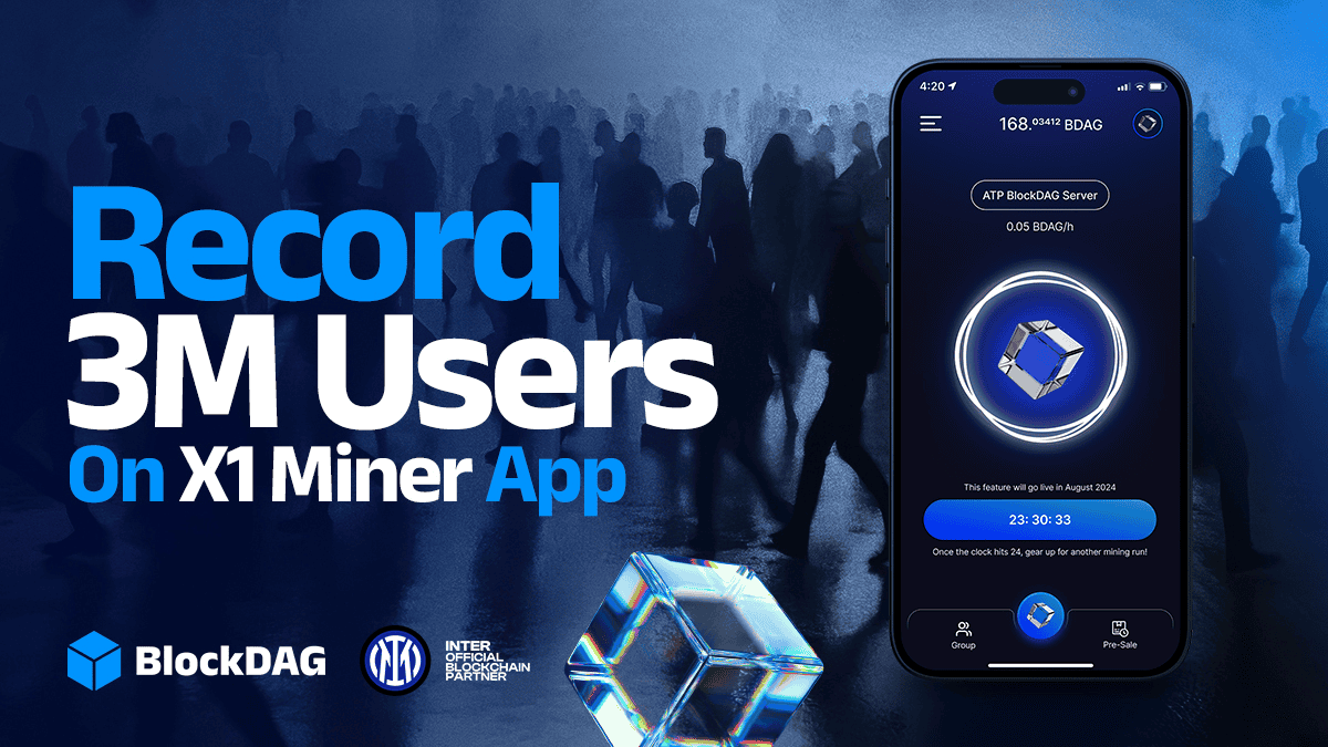 BlockDAG Passes 3 Million X1 Users While Cronos and PENGU Lag in Crypto Growth Race