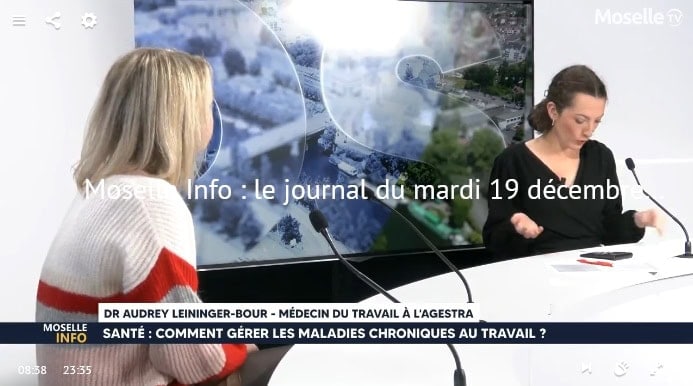 Un médecin du travail en direct sur Moselle TV