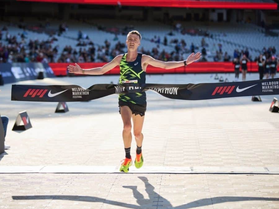Andy Buchanan won the men’s half marathon 2024