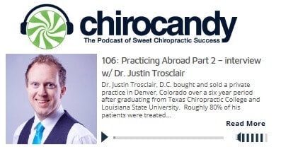 His Guest Appearances 12 Billy Sticker of ChiroCandy interviews Dr Justin Trosclair e 106