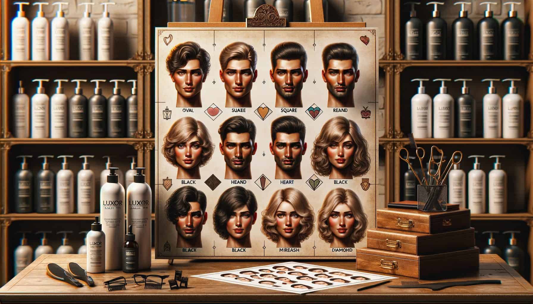 how to choose the right haircut for your face shape luxor salon tips